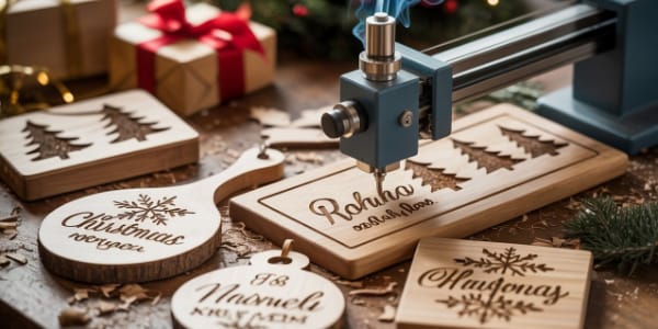 Weihnachtsgeschenke mit Lasergravur individualisieren